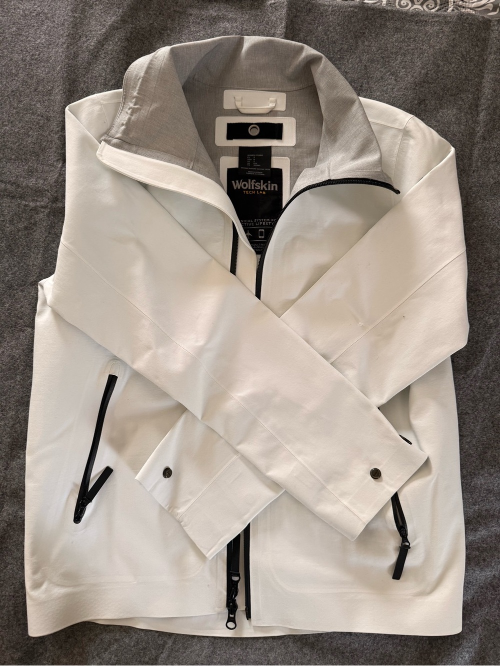 Jack Wolfskin Tech Lab Texapore 3-in-1 Waterproof Jacket Women’s Small White